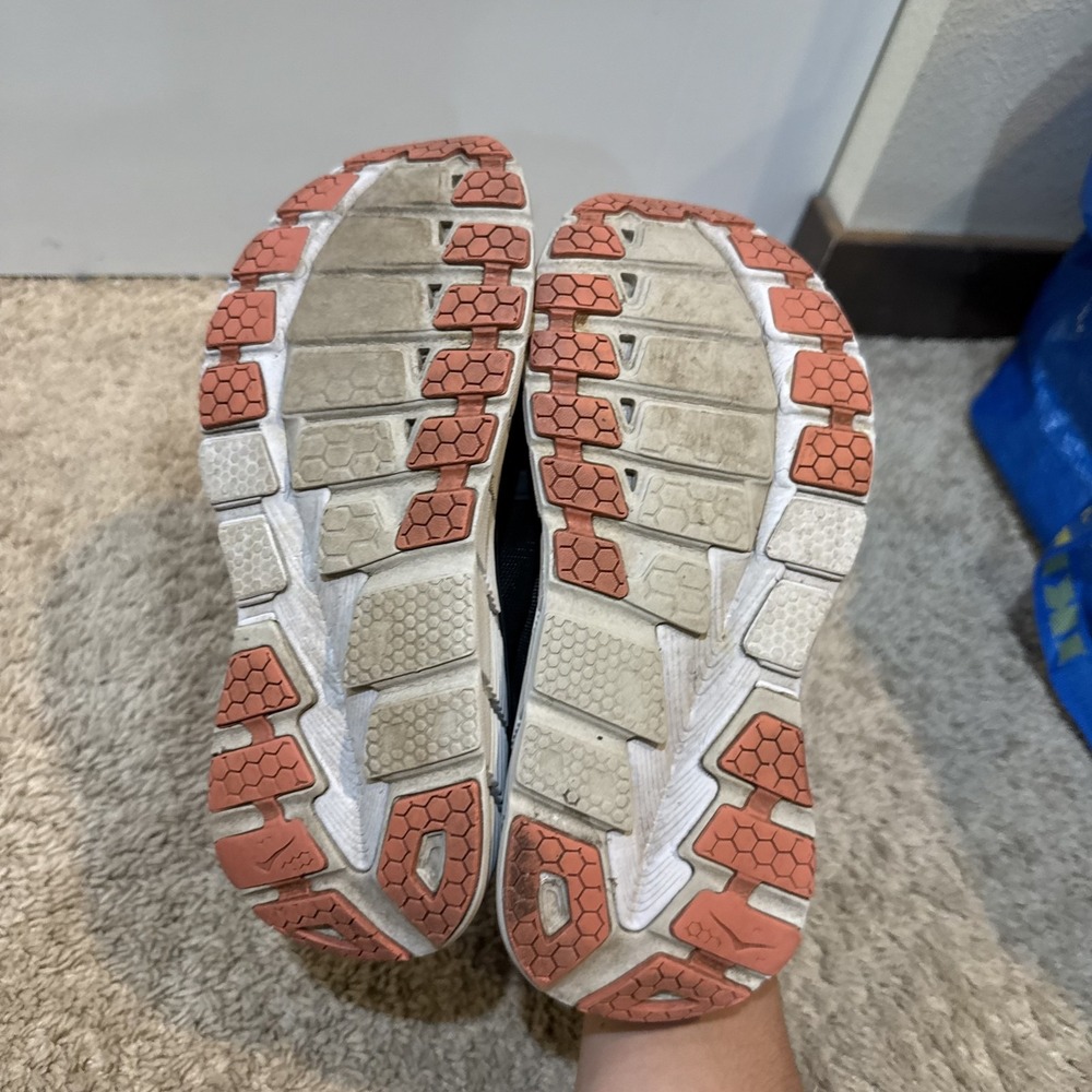 HOKA Women's Black and Pink Running Shoes - Picture 7 of 8